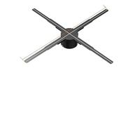 Ventilador holográfico 3D de 42-100 cm con proyector, Pantalla Wi-Fi, Logotipo publicitario, luz LED, Letrero, lámpara, proyectores tridimensionales(62cm)