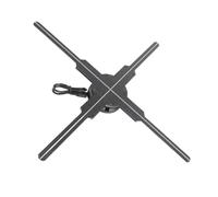 Ventilador holográfico 3D de 45 cm y 4 aspas, proyector holográfico 3D for Publicidad en vídeo con Tarjeta de Memoria de 8 GB y 512 LED for Fiestas y Bares. Imágenes sin Bordes