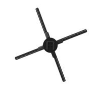 Ventilador holográfico 3D de 52 cm, 576 Unidades, LED, for Publicidad holográfica, con Logotipo, WiFi, for Negocios, Bares y Halloween. Exhibición publicitaria del Festival