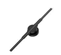 Ventilador holográfico 3D de 52 cm con WiFi, Control Remoto, Luces LED de neón Personalizadas, Pantalla giratoria, proyector holográfico 3D Alto Brillo(F60)