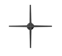 Ventilador holográfico 3D de 75/100 cm con WiFi y Control por App. Equipo publicitario holográfico LED for ferias, Fiestas y Eventos. Imágenes vívidas(75cm)