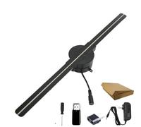 Ventilador holográfico 3D DIY de 42 cm: Proyector publicitario 3D con WiFi for Negocios, Tiendas, Bares y Fiestas Ferias comerciales, Fiestas