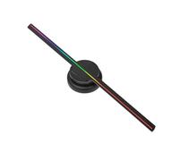 Ventilador holográfico 3D, Máquina publicitaria con Holograma LED 3D de 16" Control Remoto multifunción y Ceremonia Inicio animación en Segundos para Bares, Casinos y Fiestas