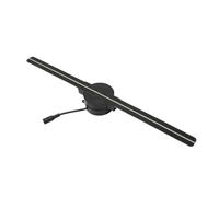 Ventilador holográfico 3D Naked Eye de 42 cm, Pantalla estéreo, luz de proyección suspendida, máquina publicitaria de imágenes suspendidas LED Alto Brillo