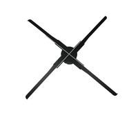 Ventilador holográfico 3D Proyector Holográfico 3D Con Control Remoto For Publicidad Comercial, Proyector Holográfico For Transmisión De Imágenes Y Vídeos(56cm)