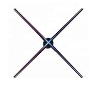 Ventilador Holográfico 3D Proyector Holográfico Equipo Holográfico 100cm Ventilador LED Holográfico