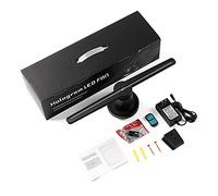 Ventilador holográfico 3D, proyector holográfico, Proyector de Holograma 3D DIRIGIÓ Fan Light WiFi Sign Publicidad Pantalla Player Holográfica Lámpara Player Soporte Remoto Video para Tiendas, Bares,