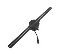 Ventilador holográfico 3D, proyector WiFi de 42 cm, luz exhibición publicitaria, HD for Tiendas, Bares, Fiestas, Navidad Amplio ángulo de visión