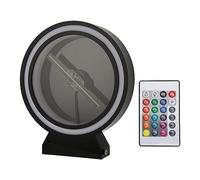 Ventilador Holográfico 3D, Tarjeta de Memoria Incorporada 2000x128 WiFi Reduce el Ruido Cubierta Protectora Transparente Pantalla Publicitaria 3D para Supermercados (Enchufe de