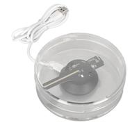 Ventilador holográfico 3D WiFi con 48 LED, Control Remoto por aplicación, Altavoz Integrado y Pantalla publicitaria holográfica Tarjeta de Memoria for Windows