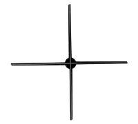 Ventilador Holográfico LED 3D De 100 Cm Ventilador Con Pantalla De Holograma