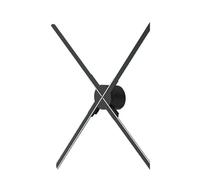 Ventilador holográfico LED inalámbrico de 77 cm for exteriores, resistente al agua, for decoración de bodas Alta definición
