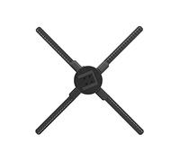 Ventilador Holográfico, Máquina publicitaria holográfica Pantalla de Fan a Desnudo 52 cm con WiFi Móvil App Control Decoraciones Partido imaginación giratoria