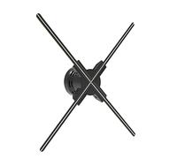 Ventilador holográfico publicitario, proyector de video con pantalla holográfica 3D, reproductor de lámpara holográfica con señal LED WiFi