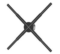 Ventilador holograma 3D con WiFi y Bluetooth, resolución LED HD de 2000 x 1152, 576 luces LED, ideal para bares, tiendas y festivales