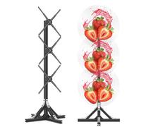 Ventilador holograma 3D - Pantalla publicitaria vertical con proyección giratoria para bares, tiendas, Halloween y eventos de Navidad