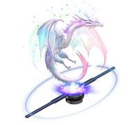 Ventilador holograma 3D, ventilador holográfico 3D de 18 pulgadas, resolución 2000 x 704PX, 352 cuentas LED HD con control remoto/Bluetooth/WiFi, proyector de publicidad de video holográfico para