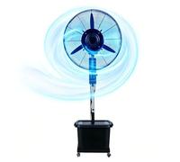 Ventilador Humidificador 42L con Nebulizador, 3 Velocidades, Altura Regulable 160-200cm, Oscilación 90°, Ruedas Pivotantes, Enfriador De Aire Portatil Ventiladores de Pie con Agua para Oficina(⌀71cm)