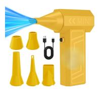 Ventilador inalámbrico ligero soplador de mano ventilador de motor soplador de aire 105000RPM para mujeres hombres limpieza de computadora para exteriores hojas inalámbricas