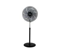 Ventilador industrial de pie 100w con 7 aspas. 3 velocidades. 100w. diametro aspas: 45cm. cuerpo metalico. altura regulable. oscilacion horizontal automatica 90?.