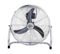 Ventilador Industrial de Suelo FARELEK Louisiane 70W 45cm 3 Velocidades Inclinación Ajustable Cromado