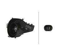 Ventilador interior 12 V 264 W 2 polos HELLA para u.a. SAAB 9-3