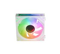 Mars Gaming MF-LINKFINITY Blanco, Ventilador Modular PWM 120mm, Sistema de Conexión LINKFINITY, Iluminación Infinity Mirror ARGB 360º, Ultra-silencioso 12dB