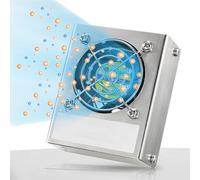 Ventilador ionizador de aire, ventilador ionizador antiestático con aguja de acero de tungsteno, volumen de aire ajustable de 30 CFM para neutralizar la electricidad estática y eliminar el polvo.
