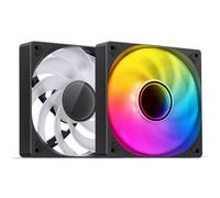 Ventilador Jonsbo SL-120BR 12 cm RGB 1500 RPM Hidráulico Negro/Blanco 4 Pin