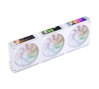 Ventilador Jonsbo ZC-360 RGB con Pantalla LCD de Marco Único Negros - Triple Ventilador 120mm (360mm)
