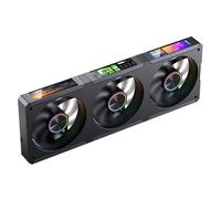 Ventilador Jonsbo ZC-360B ARGB PWM Preto - 120mm 3xScreens (3PACK)