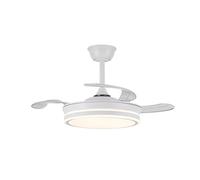 Ventilador LED aspas retráctiles Evo Mini Blanco 46W 5520Lm CCT Dim Smart