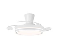 Ventilador LED aspas retráctiles Supereco Long Mini 39W 3822Lm CCT