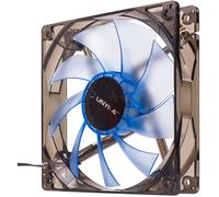 Ventilador LED azul de 120 mm (gris/transparente) - UNYKACH