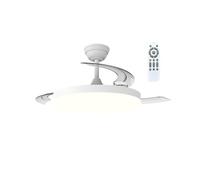 wonderlamp - Ventilador de Techo LED con Aspas Retráctiles y función noche