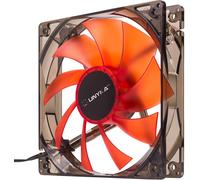 Unykach Ventilador 120x120mm LED Rojo