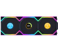 Ventilador Lian Li UNI FAN SL120 LCD Wireless RGB Reverse Blade PWM Negro 120mm (Pack 3)