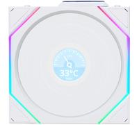 Ventilador Lian Li UNI FAN TL120 LCD Wireless RGB Reverse PWM Blanco 120mm