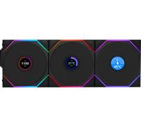 VENTILADOR 120X120 LIAN LI UNIFANTL-LCD WIRELESS BLACK R