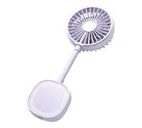 Ventilador magnético para teléfono, dispositivo de refrigeración de mano ajustable con soporte para teléfono, mini ventilador de mano recargable | para cruceros, viajes, picnic, playa, al aire libre