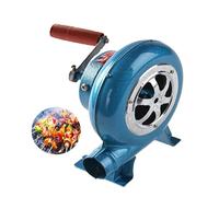 Ventilador Manual para Barbacoa con manivela de forja - Soplador para Barbacoa con Engranajes de Hierro, Encendedor de Parrilla, soplador de Aire para cocinar al Aire Libre (350 W)