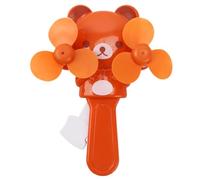 Ventilador Manual Pequeño - Ventilador De Prensa Manual | Aspa De Vôentilator Doble De Dibujos Animados | Sin Carga, Válvulas De Refrigeración - Regalos Da Fiesta De Lindos