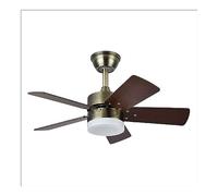 Fabrilamp Ventilador MARTA cuero motor DC y LED integrado 36 W