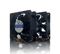 Ventilador minero de refrigeración de 120 mm de alta velocidad con doble rodamiento de bolas Bitcoin (BTC) ventilador de máquina minera, ventilador de repuesto Asic Antminer para Bitmain S19, L7, S9,