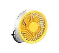 Ventilador montado en la pared - Dispositivo de ventilación portátil, copa de succión recargable USB | Circulador de aire de 3000 mAh para tienda, garaje, fábrica, casa, patio, cámara de L