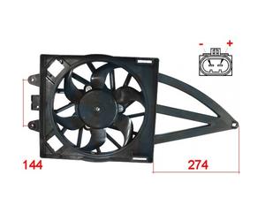 VENTILADOR MOTOR CVA303G EV111050 85150 FT7528 FT7526 GA201038 47541 51764532