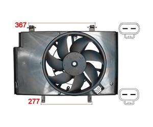 VENTILADOR MOTOR CVA369G 8V51 8C607 CE 1557574 810-0043 47650 1525897 1557573