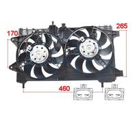 VENTILADOR MOTOR CVA376G FT7518 1620750 05041225 8EW 351 044-511 47802 EV820600