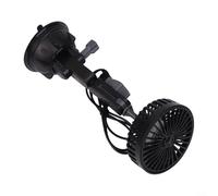 Ventilador multi del coche del ángulo con el poder del USB tres velocidades del viento para el hogar y el enfriamiento del vehículo