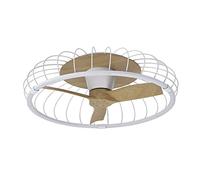 Ventilador NATURE blanco con motor DC led dimable Mantra